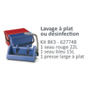 Kit presse lavage à plat