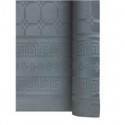 NAPPE PAPIER DAMASSÉ GRIS EN ROULEAU DE 1,20 x 25 m