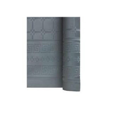 NAPPE PAPIER DAMASSÉ GRIS EN ROULEAU DE 1,20 x 25 m NAPPE PAPIER DAMASSÉ GRIS EN ROULEAU DE 1,20 x 25 m