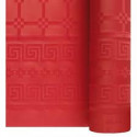 NAPPE PAPIER DAMASSÉ ROUGE EN ROULEAU DE 1,20 x 25 m
