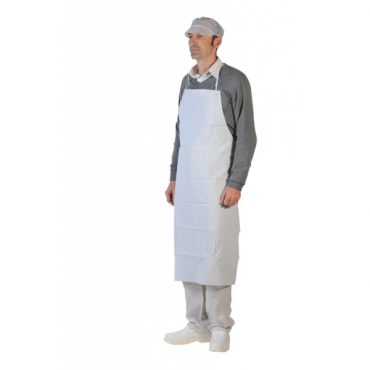 TABLIER BLANC EN PVC TABLIER BLANC EN PVC