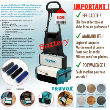 TRUVOX Multiwash 340 - Autolaveuse multi-usages ! TRUVOX Multiwash 340 - Autolaveuse multi-usages !