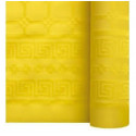 NAPPE PAPIER DAMASSÉ JAUNE EN ROULEAU DE 1,20 x 25 m NAPPE PAPIER DAMASSÉ JAUNE EN ROULEAU DE 1,20 x 25 m