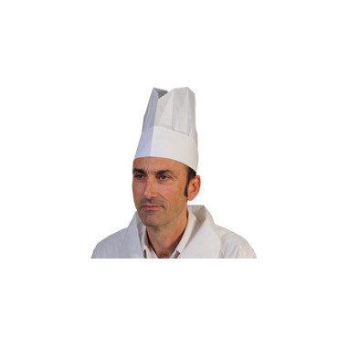 Toque papier plissé