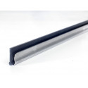 Barrette inox et caoutchouc Barrette inox et caoutchouc