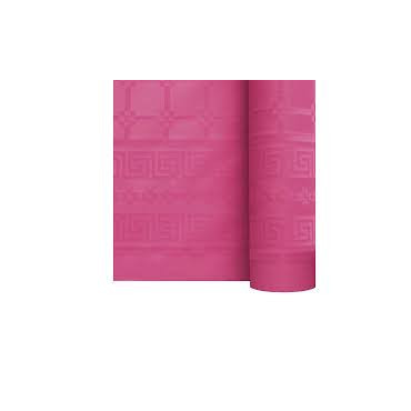 NAPPE PAPIER DAMASSÉ FUCHSIA EN ROULEAU DE 1,20 x 25 m NAPPE PAPIER DAMASSÉ FUCHSIA EN ROULEAU DE 1,20 x 25 m
