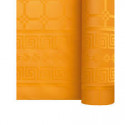 NAPPE PAPIER DAMASSÉ MANDARINE EN ROULEAU DE 1,20 x 25 m
