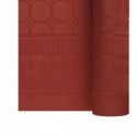 NAPPE PAPIER DAMASSÉ BORDEAUX EN ROULEAU DE 1,20 x 25 m