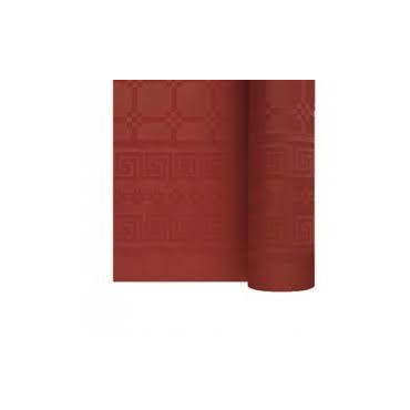 NAPPE PAPIER DAMASSÉ BORDEAUX EN ROULEAU DE 1,20 x 25 m NAPPE PAPIER DAMASSÉ BORDEAUX EN ROULEAU DE 1,20 x 25 m