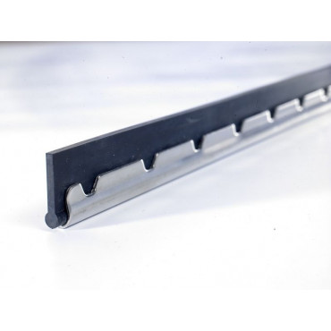 Barrette inox et caoutchouc