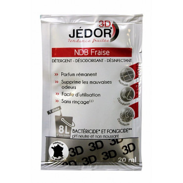 Jedor 3D Fraise, nettoyant surodorant désinfectant virucide