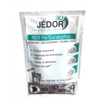 Jedor 3D dosette Pin Eucalyptus, nettoyant surodorant désinfectant