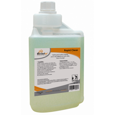 Rapid Clean, nettoyant pour sols brillants ou vitrés Rapid Clean, nettoyant pour sols brillants ou vitrés