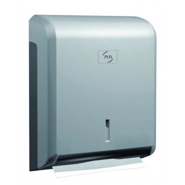 Distributeur essuie-mains plié feuille à feuille gris Distributeur essuie-mains plié feuille à feuille gris