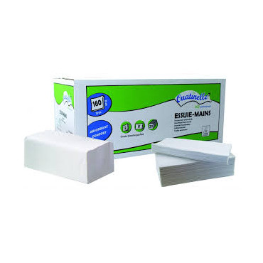 Essuie main feuille à feuille - pliage en V Essuie main feuille à feuille - pliage en V