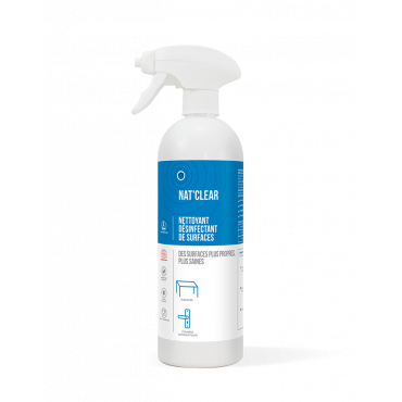 Nat'clear nettoyant désinfectant de surfaces