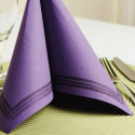 Serviette de table point à point 38x38 cm Serviette de table point à point 38x38 cm
