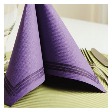 Serviette de table point à point 38x38 cm Serviette de table point à point 38x38 cm