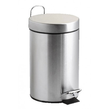 Poubelle métal inox 12 litres Poubelle métal inox 12 litres