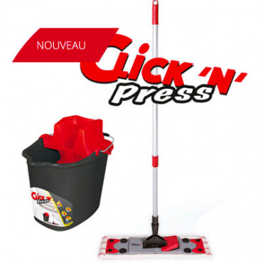Click n press - kit lavage sol microfibre Click n press - kit lavage sol microfibre