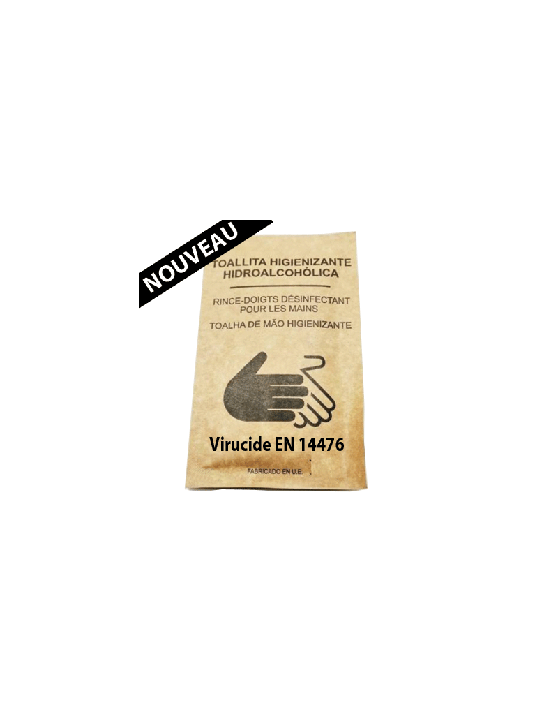 Lingettes désinfectantes virucides - paquet de 100 lingettes - by-pixcl