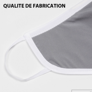 Masque de protection lavable et réutilisable 25 lavages Masque de protection lavable et réutilisable 25 lavages