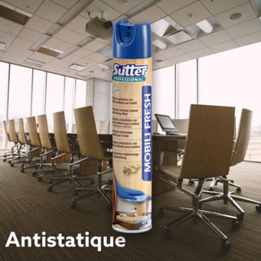 Nettoyant antistatique à effet brillant pour meubles en bois. Nettoyant antistatique à effet brillant pour meubles en bois.