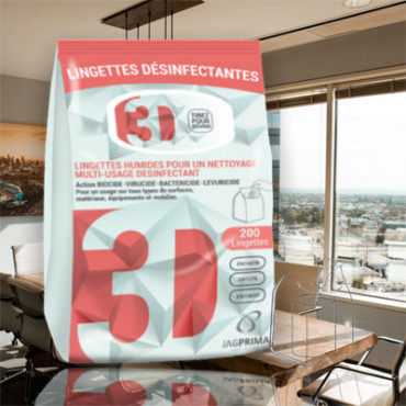 Lingette Désinfectante BIOCIME : le paquet de 80 lingettes à Prix