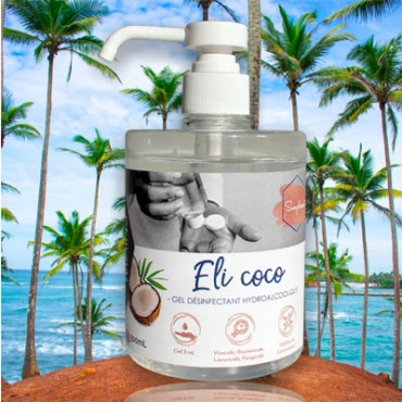 ELI COCO Gel hydroalcoolique désinfectant parfumé ELI COCO Gel hydroalcoolique désinfectant parfumé