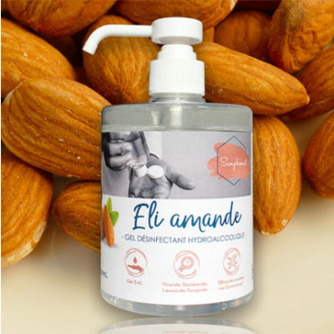 ELI AMANDE Gel hydroalcoolique désinfectant parfumé ELI AMANDE Gel hydroalcoolique désinfectant parfumé