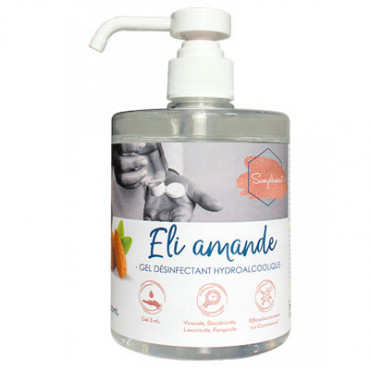 ELI AMANDE Gel hydroalcoolique désinfectant parfumé ELI AMANDE Gel hydroalcoolique désinfectant parfumé