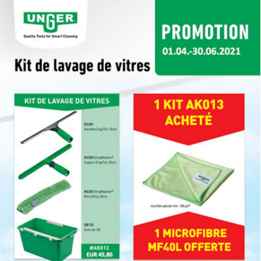 Kit promo Unger Ergotec vitres Kit promo Unger Ergotec vitres