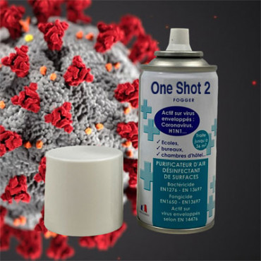 DESINFECTANT D'AIR AUTO-PERCUTANT "ONE SHOT 2" DESINFECTANT D'AIR AUTO-PERCUTANT "ONE SHOT 2"