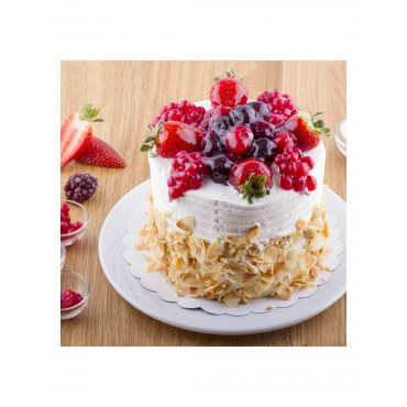 Rond pâtissier festonné blanc – paquet de 250