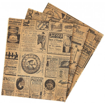 Papier ingraissable pour burger "times" beige