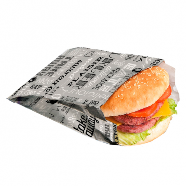 Sachet ingraissable pour burger "parchemin"