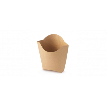 cornet à frites small brun