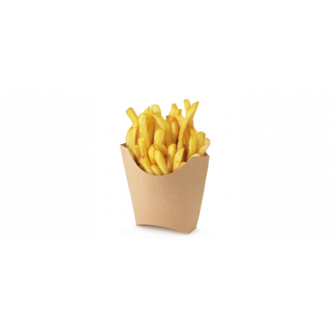 Cornet à frites large brun