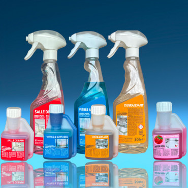 Pack 4 produits de nettoyage hyper concentré Pack 4 produits de nettoyage hyper concentré
