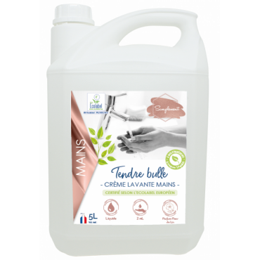 Tendre bulle crème lavante mains écologique Tendre bulle crème lavante mains écologique