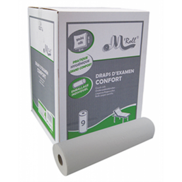 Drap d'examen laize de 50 cm Drap d'examen laize de 50 cm
