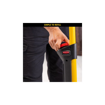 Balai réservoir Pulse Rubbermaid 2 franges microfibres incluses Balai réservoir Pulse Rubbermaid 2 franges microfibres incluses