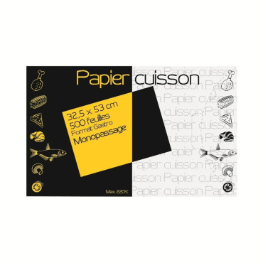 Feuilles de Papier Cuisson 32,5 x 53 cm (GN 1/1) Feuilles de Papier Cuisson 32,5 x 53 cm (GN 1/1)