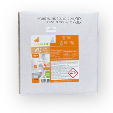 WASH'R liquide lavage machine concentré Ecolabel Bag-in-box WASH'R liquide lavage machine concentré Ecolabel Bag-in-box