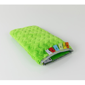 Gant microfibre 3D vert pour dépoussiérage Gant microfibre 3D vert pour dépoussiérage