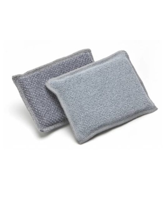 Eponge microfibre grattante bi-faces 13 x 9 cm