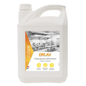 Degraissant alimentaire canon à mousse