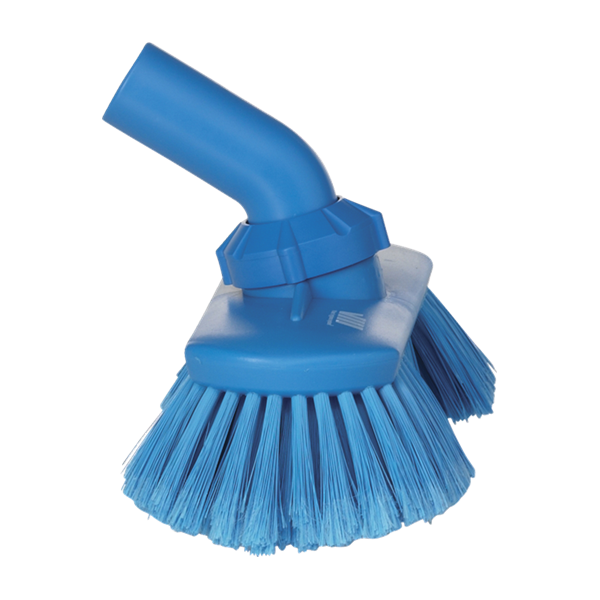 Brosse à passage d'eau, Angle Réglable, 240 mm, Souple/fleuré, Bleu Brosse à passage d'eau, Angle Réglable, 240 mm, Souple/fleuré, Bleu