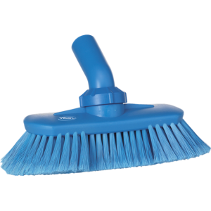 Brosse à passage d'eau, Angle Réglable, 240 mm, Souple/fleuré, Bleu
