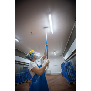 Manche télescopique à passage d’eau raccord rapide